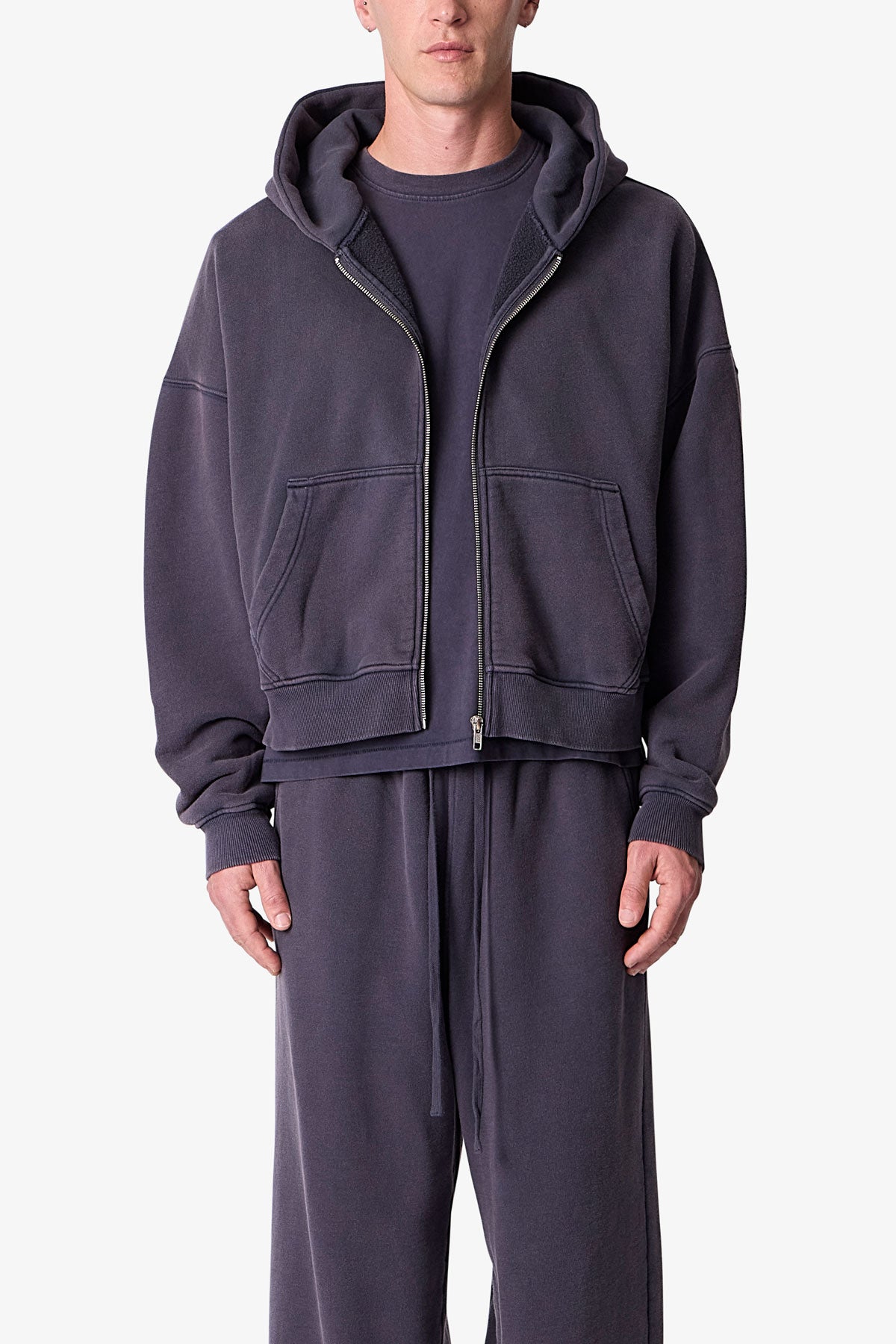 Zip Hoodie - Slate