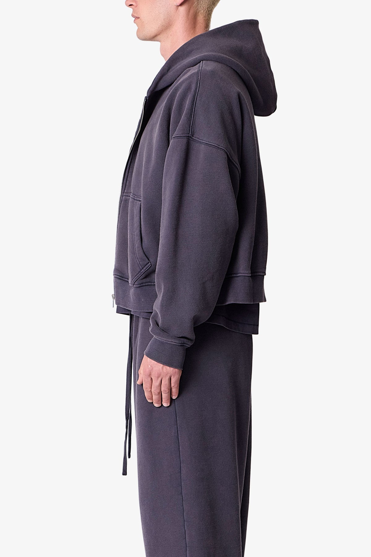 Zip Hoodie - Slate