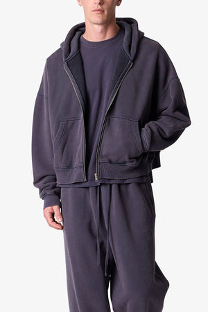 Zip Hoodie - Slate