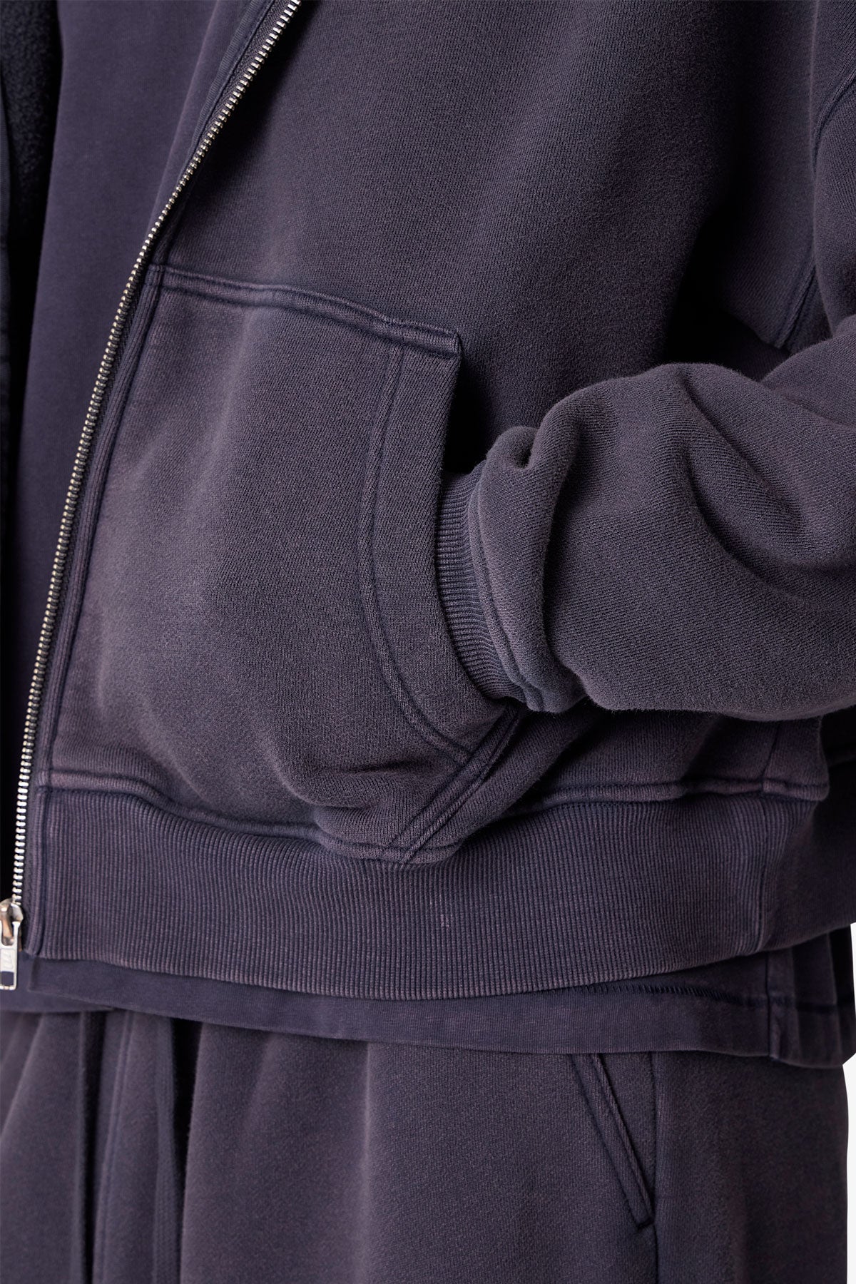 Zip Hoodie - Slate